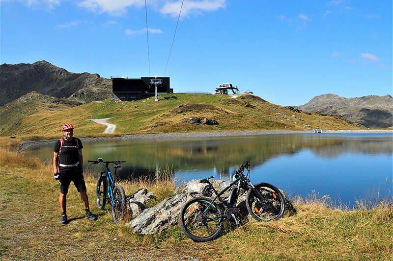 Mountainbiken bei der Stuanmandlbahn im Zillertal