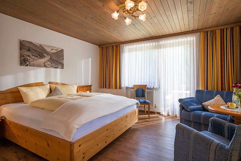 Doppelzimmer in der Pension Zillertal in Gerlos